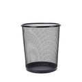 Metal Mesh Waste Bin Large Black